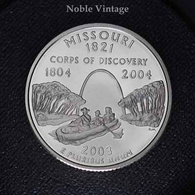 2003 S Proof Missouri State Quarter - From Clad Proof set - Image 1 of 2