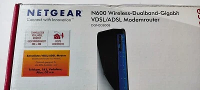 VDSL Router Netgear N600 DGND3800B ** Media High Speed ** WLAN Dual 2,4+5Ghz VPN - Bild 1 von 4