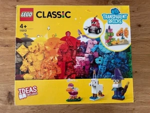LEGO Classic Creative Transparent Bricks 11013 Toy Building Kit 500 pcs - Picture 1 of 7