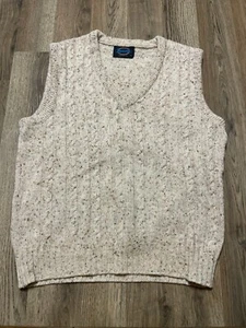 Jantzen Jacket, Men's Size Medium, Brown, V-neck, Pullover, Sleeveless - Picture 1 of 6