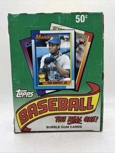 1990 TOPPS BASEBALL CARD WAX BOX 36 Sealed Packs Possible Griffey Thomas NNOF - Picture 1 of 7