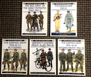 LOT OF 5 "Men-at-Arms Series" books: Detailed uniforms and equipment German Army - Foto 1 di 3