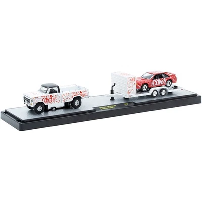 Coca-Cola 1969 Ford F-100 Ranger 4X4 & 1990 Ford Mustang GT with Trailer - Image 1 of 4