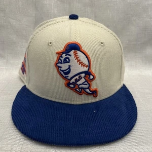 NEW ERA HERREN NEW YORK METS MR MET 59FIFTY TAILLIERT COOPERSTOWN KORDMÜTZE 7 1/8 - Bild 1 von 6
