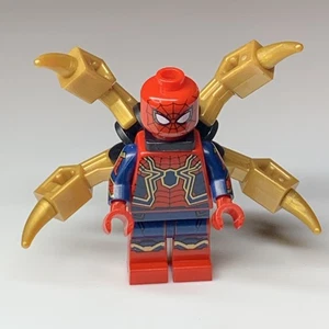 Lego Iron Spider-Man Minifiguren: Super Hero Figur: sh510 76108 Infinity War - Bild 1 von 1
