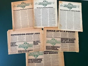 1974-75 Controversial Moneysworth Consumer Newsletter Lot of 6 Ralph Ginzburg - Picture 1 of 7