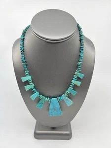 Jay King Mine Finds Turquoise Pendant  Necklace - Picture 1 of 12
