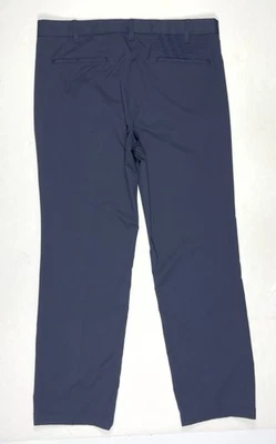 Calça Adidas Pure-motion 3 listras masculina 36x32 golfe desempenho azul marinho - Imagem 1 de 4