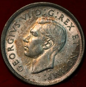 1948 Canada 25 Cents Silver Foreign Coin - Picture 1 of 2