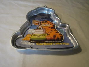 Vintage Wilton Garfield Metal Cake Pan Mold # 2105-2447 Cake Pan New Unused - Picture 1 of 7