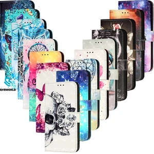 Phone Cover for ZTE Blade A76 A56 A36 A35E Painting Leather Flip Wallet Stand - Picture 1 of 28