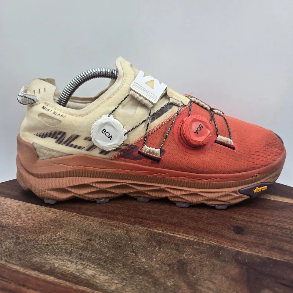 Zapatillas deportivas Altra Mont Blanc para mujer 10 naranja BOA Vibram Trail Running Foto 1 de 4