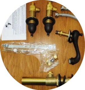 NEW _ Elizabethan Classics 317MW Oil Rubbed Bronze Minispread Faucet - Picture 1 of 8