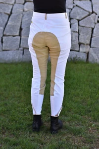 Sonnenreiter Reithose 42 / 40 Turnier Rider beige Lederreithose SALE % - Bild 1 von 4