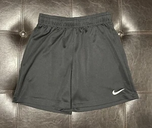 Black Nike Dri-Fit Shorts Kid’s Size Medium (10-12) Small Snags - Picture 1 of 5
