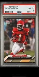 Xavier Worthy Rookie PSA 10 - Bild 1 von 3