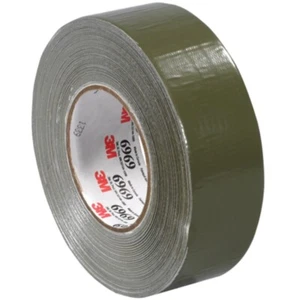 2" X 60 Yards Olive Green (3 Pack) 3M™ 6969 Duct Tape (3 Per/Case) - Picture 1 of 1