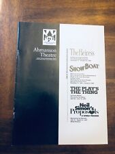 THE HEIRESS 1996 Ahmanson Theatre Cherry Jones Donald Moffat Frances Sternhagen