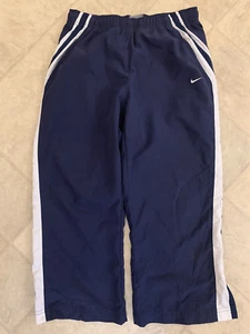 Nike Girls Navy Blue Athletic Pants Size 14 - Picture 1 of 4