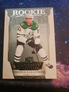 2022-23 Upper Deck Ice - Exquisite Collection Rookies Fredrik Karlstrom R-5 /349 - Picture 1 of 3