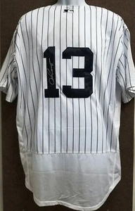 New York Yankees Alex Rodriguez Signed Jersey COA - Picture 1 of 5