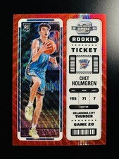 Chet Holmgren 2022-23 Contenders Optic Asia Tmall Rookie Ticket Red Wave RC #4