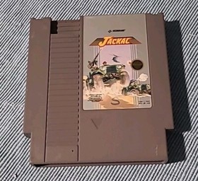 Nintendo NES Jackal With Manual Tested And Working, Vintage Game 1985 AUTHENTIC