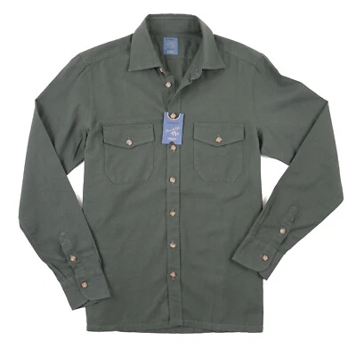 Barba Soft Brushed Twill Cotton Shirt with Dual Flap Pockets M (Eu 40) $395 - Image 1 of 4