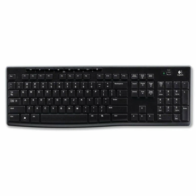 Logitech K270 Teclado Inalámbrico - Negro (920-003746)