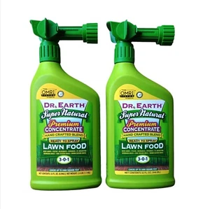 Dr. Earth Super Natural Ready to Spray Liquid Fertilizer 32 oz. 3-0-1 ~ (2-PACK) - Picture 1 of 3