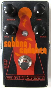 Used Catalinbread Sabbra Cadabra Treble Boost Guitar Effects Pedal - Picture 1 of 3