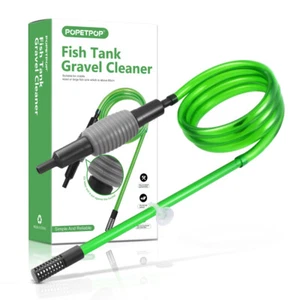 Marine Tank Siphon Long Fish gravel Aquarium Water Changer - Picture 1 of 10