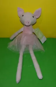 Pier 1 Importaciones 14" Hello Spring Rosie Cerdo Rosa Vestido Cerdito Animal de Peluche - Imagen 1 de 3