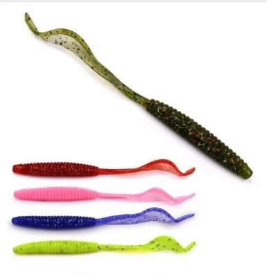 6 Twister 10cm Gummifische Zander Hecht Gummiköder T6 - Bild 1 von 4