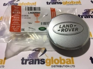 Tapa central de aluminio satinado Land Rover 63 mm - genuina - LR069900 - Imagen 1 de 1