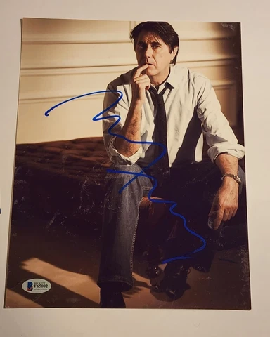 Bryan Ferry Signed Autograph 8x10 Photo Beckett BAS Auto BGS Roxy Music Singer Cover