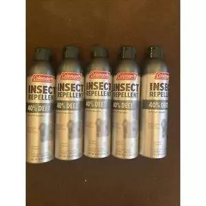 5 Coleman 40% DEET Sportsmen Insect Repellent 6oz 170g 8hr Protection - Picture 1 of 10