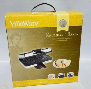 VillaWare Kumkake Baker 3900 Makes Two 5" Cookies NEW 2003 - Picture 1 of 14