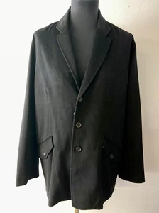 Chaqueta de cachemir Cirrus vintage años 90 para hombre | Chaqueta negra | Talla L - Imagen 1 de 10