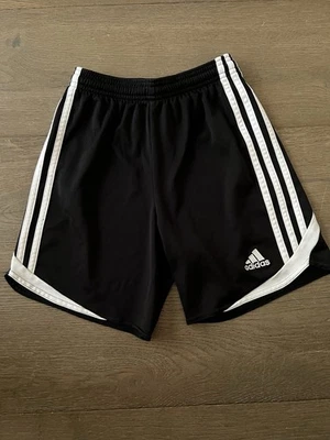 Pantaloncini Adidas ClimaCool bambino taglia S nero/bianco - Immagine 1 di 4