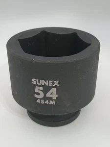 Sunex 454m 3/4inch Drive Standard 6 Point Metric Impact Socket 54mm - Picture 1 of 5