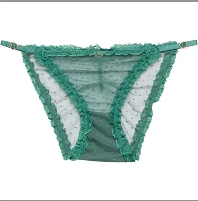 Bragas de bikini Free people íntimamente corazón a corazón característica transpirable pino Foto 1 de 4