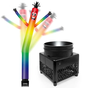 6FT Inflatable Tube Man with Weather-Resistant Blower (5.5'' Diameter) and Bu... - Picture 1 of 7