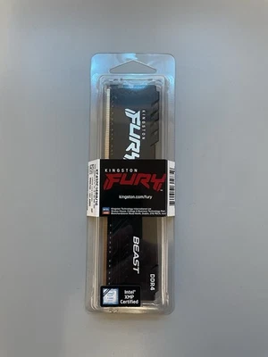 Kingston KF432C16BB/16 FURY Beast 16GB DDR4 SDRAM Memory Module - 288-pin - DIMM - Image 1 of 3