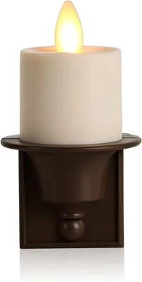 Luminara Nightlight Flameless Candle with Auto On/Off Switch, 1 watts - Bronze - Image 1 of 4
