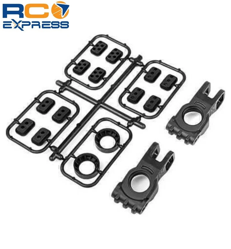 Tekno RC Rear Hubs and Bearing Spacers (+/-2mm Adj Roll Center L/R Eb/ TKR9054B - Image 1 of 1