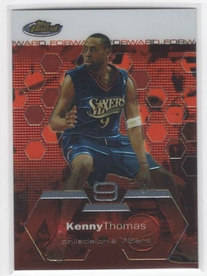 #20 2002-03 Topps Finest ^ Kenny Thomas Philadelphia 76ers Foto 1 de 2