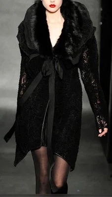 Suéter Cárdigan Grande $1995 S Colección Etiqueta Negra DONNA KARAN Talla Grande Foto 1 de 4