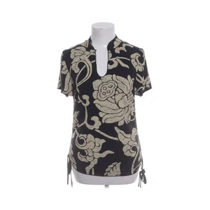 Springfield, Top, Größe: M, Schwarz/Gelb, Viskose/Elasthan, Blumen, Damen #bcy - Bild 1 von 5