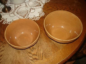 2 Watt Pottery Moon and Stars Bowls- #7 & #8 As Is - Picture 1 of 10